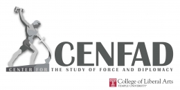 Logo: CENFAD - Center for the Study of Force and Diplomacy